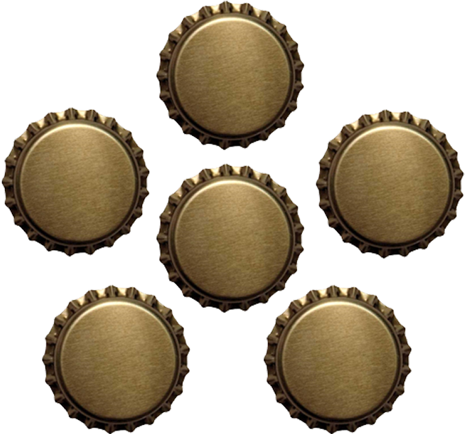 Home Brew Ohio Gold Oxygen Barrier Crown Caps-60 Count (700x700), Png Download