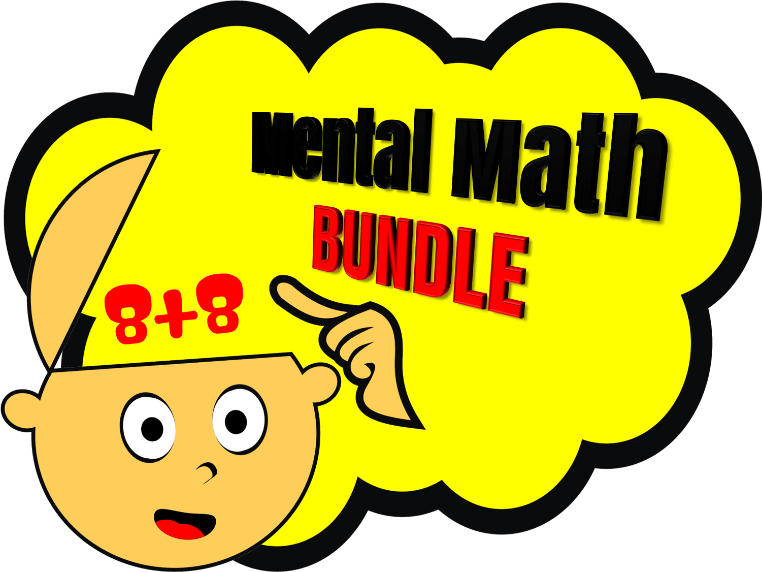 Focus On Mental Math Ultimate Resource - Mental Maths Clipart (1200x835), Png Download