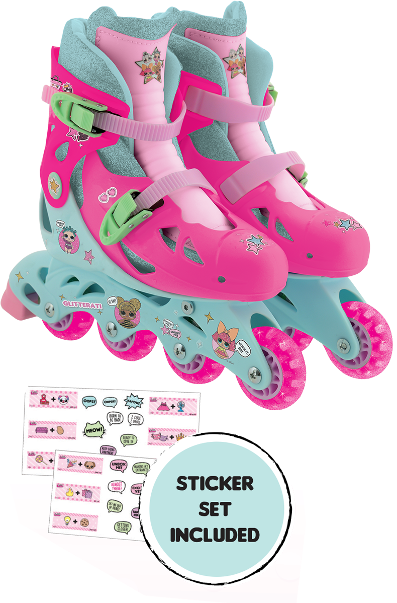 Lol Surprise Inline Skates - Inline Skates (900x1220), Png Download
