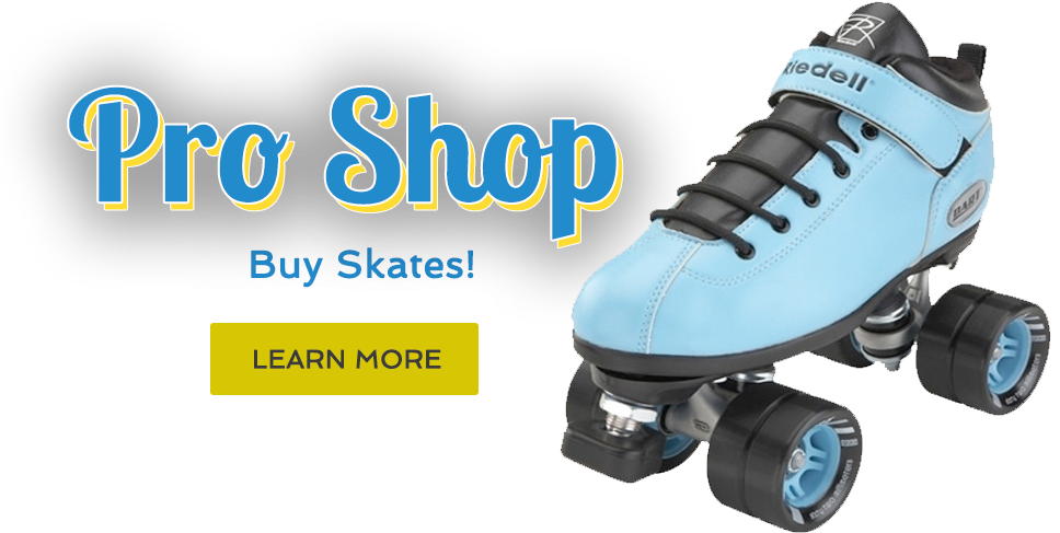Birthdays Events 1 Pro Shop - Dart Roller Skates (1000x500), Png Download
