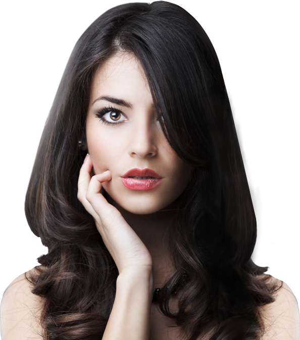 Free Icons Png - Hair Model Png Free (594x673), Png Download