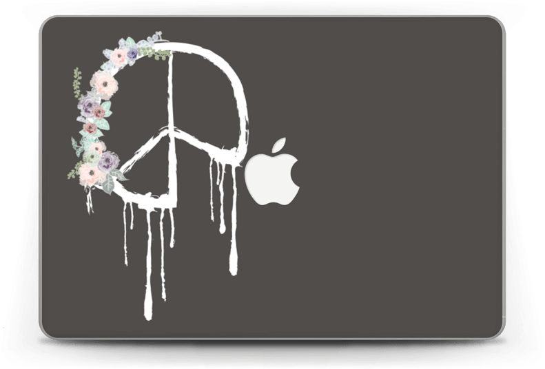 Peace Flowers - Drawing (800x560), Png Download