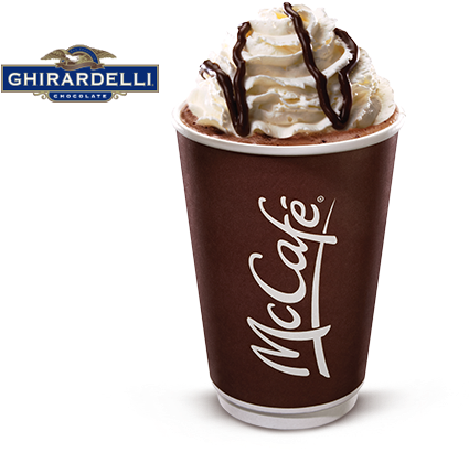 Deluxe Hot Chocolate - Mccafe Premium Roast Coffee, K-cup Pods, 100 Count (448x437), Png Download