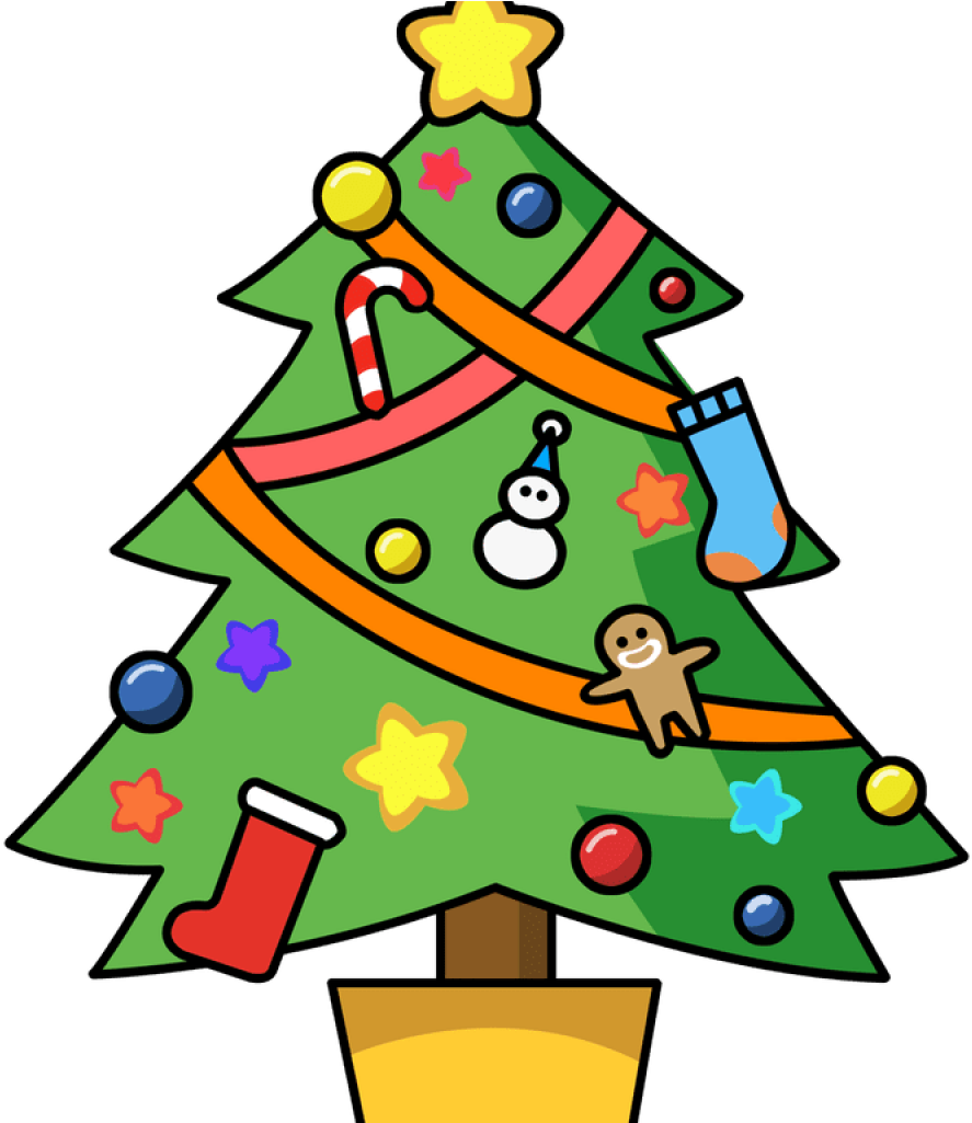 Math Clipart Christmas - X Mas Tree Clipart (1024x1024), Png Download