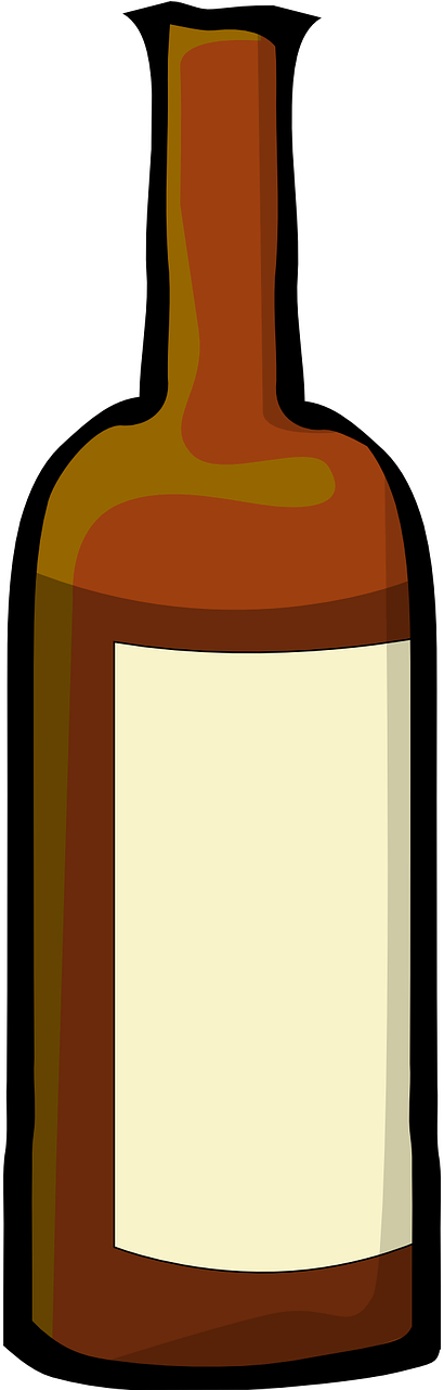 Liquor Drink Beverage Png Image Picpng - Wine Bottle Clip Art (640x1280), Png Download