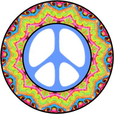 Peace Icon Colorful Transparent (400x400), Png Download