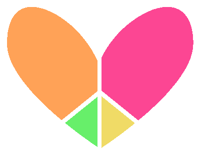 Peace Sign Heart Square Clip Art - Heart Peace Sign (398x313), Png Download