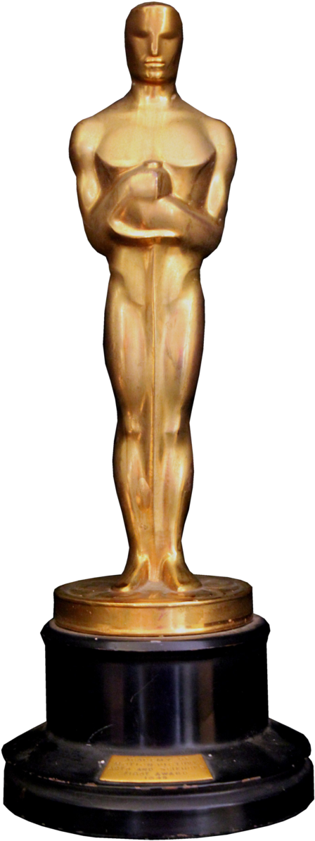 Oscar Award Png - 2017 Oscar Trophy (500x1244), Png Download