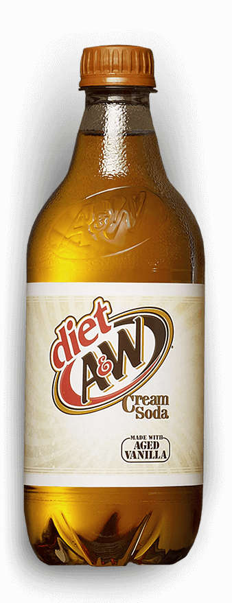 Diet A&w Cream - Diet A&w Cream Soda, 2 L Bottle (338x879), Png Download