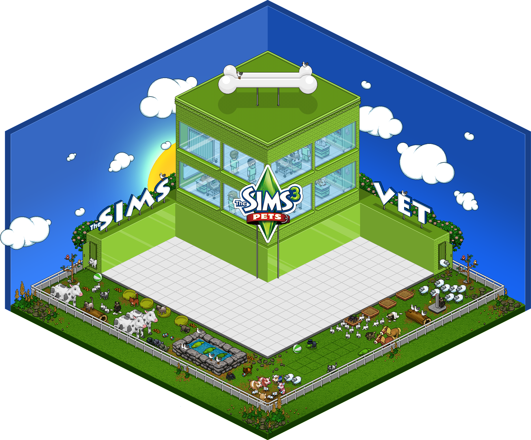 Http - //images - Habbo - Com/c Images/devr Simspets - Sims 3 Pets Cover (1839x1524), Png Download