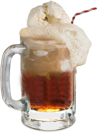 The Best Old School Root Beer Float - National Root Beer Day 2016 (348x460), Png Download
