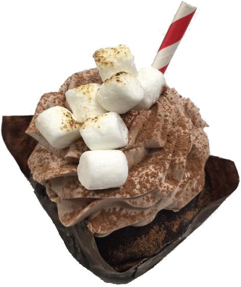 Hot Cocoa Kisses - Hot Chocolate (540x590), Png Download