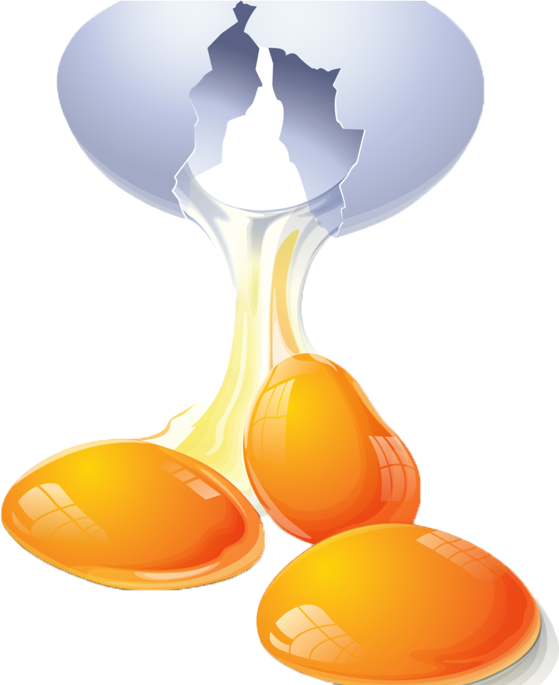 Fried Breaking Transprent Png - Yema De Huevo Dibujo (825x966), Png Download
