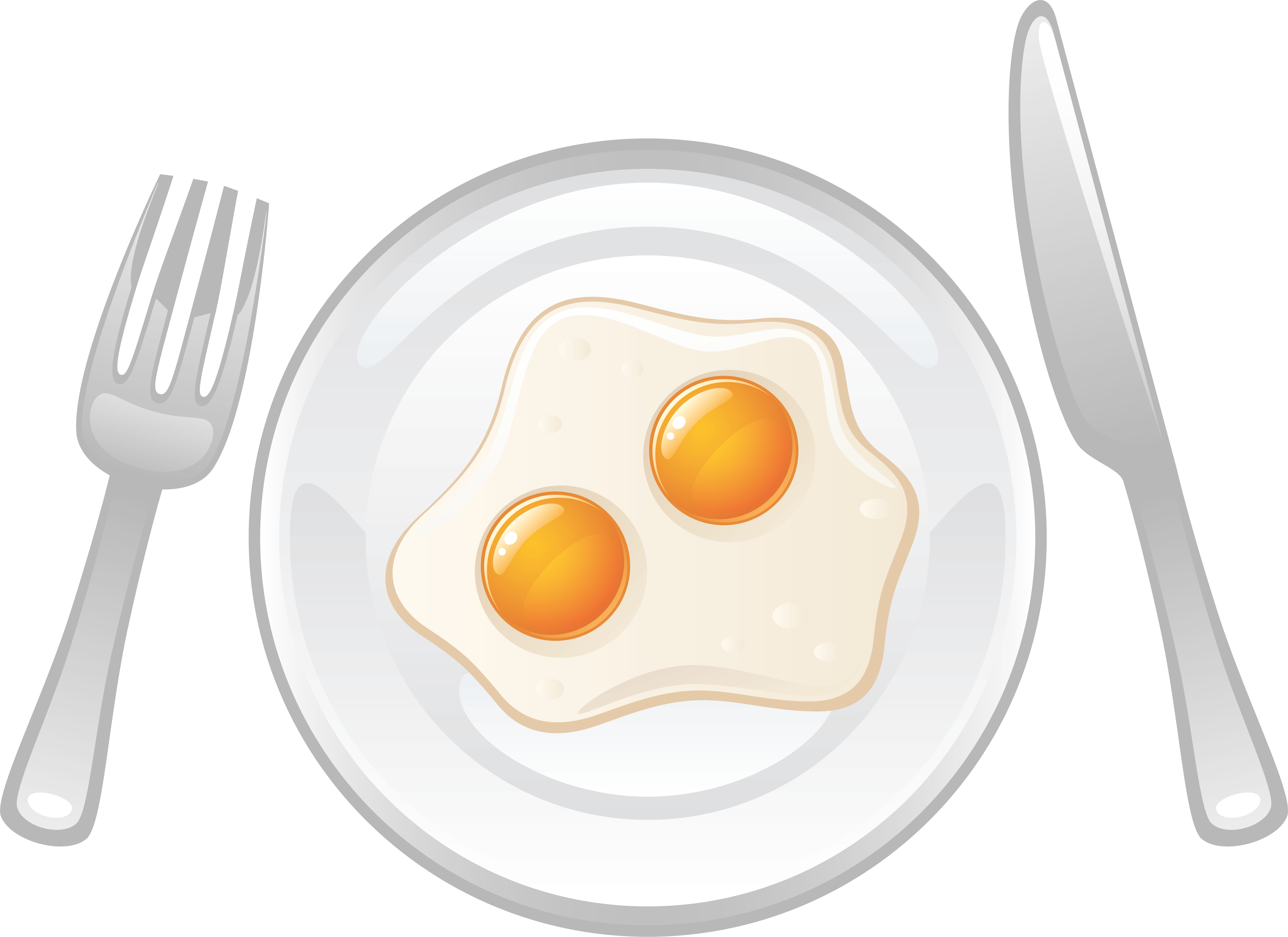Fried Egg (4890x3556), Png Download