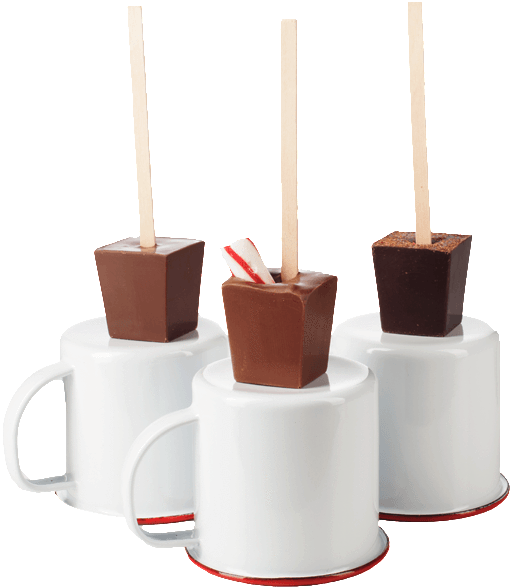 Hot Chocolate Stick - Cup (523x600), Png Download
