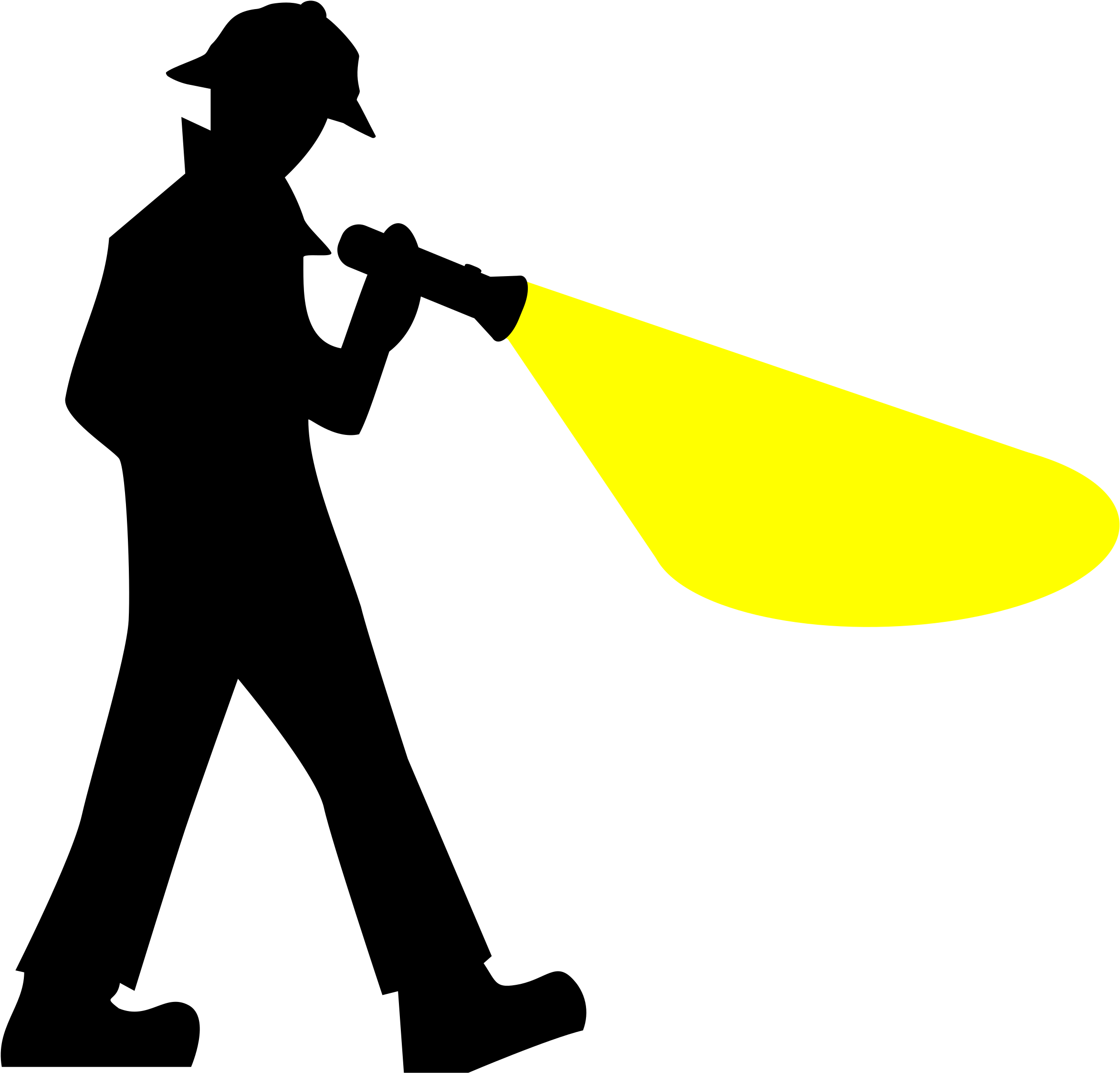 This Free Icons Png Design Of Detective Silhouette (2400x2400), Png Download