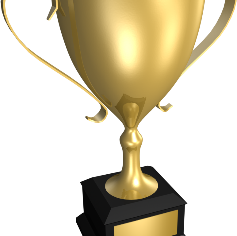 Trophy Cup Png Transparent Image - Trophy (1024x768), Png Download