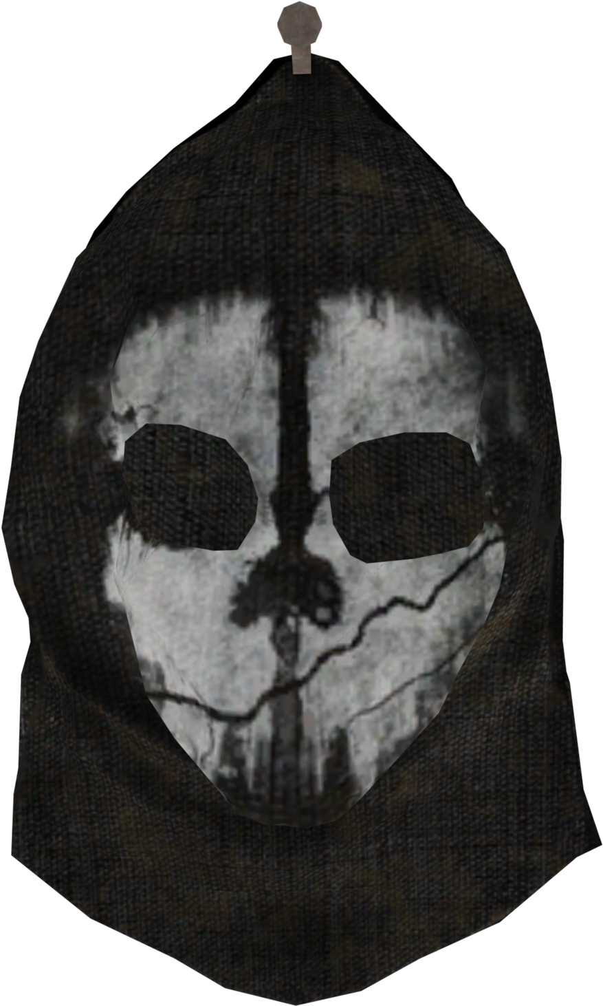 Ghosts Mask Model Coodg - Ps3 Slim Skin Cod Ghosts V-1 (976x1495), Png Download