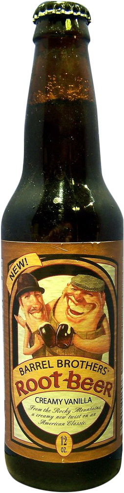 Barrel Brothers Root Beer Glass Bottle - Root Beer (1003x1003), Png Download