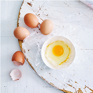 How To Cook Poached Eggs Step - Poached Egg (610x300), Png Download