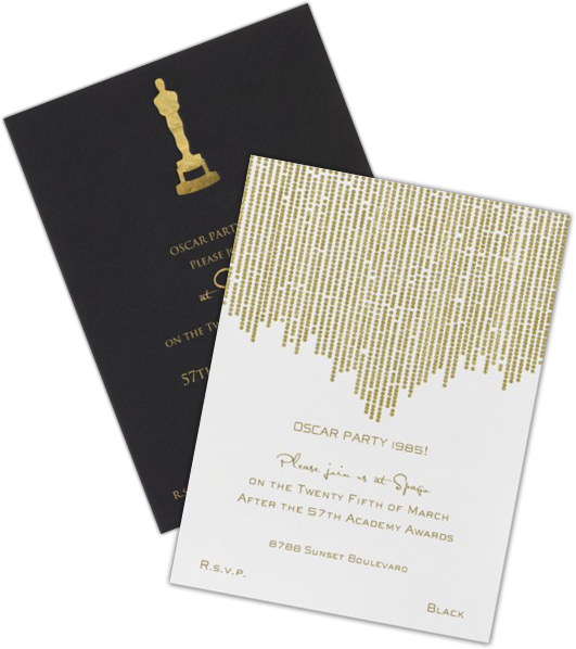 Academy Award Invitations 15 Cool Oscar Party Invitations - Oscar Party Invitations (531x598), Png Download