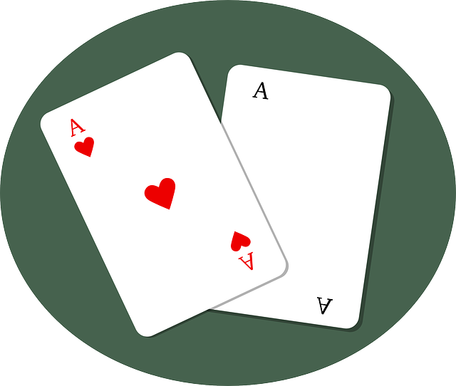 One, Two, Heart, Game, Cards, Aces, Card, Ace - Naipe Clipart (640x542), Png Download