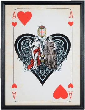 Timothy Oulton Wall Art - Timothy Oulton Poker (615x697), Png Download