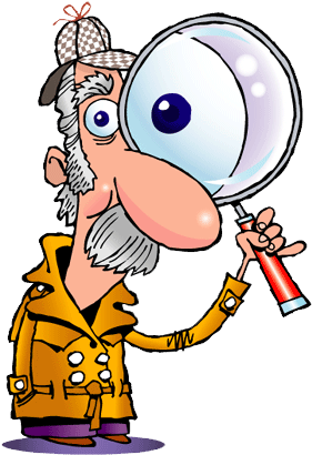 Namecsi Detective Picture - Coup D Oeil Clipart (293x432), Png Download