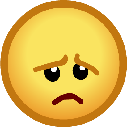 Upset Face (425x430), Png Download