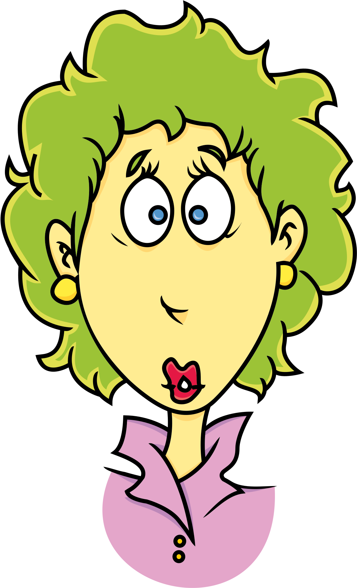 This Free Icons Png Design Of Face Of A Surprised Woman (2400x2400), Png Download