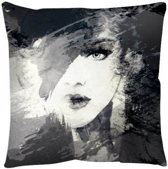 Beautiful Woman Face - Art Print: Ismagilova's Woman Portrait .abstract Watercolor (400x400), Png Download