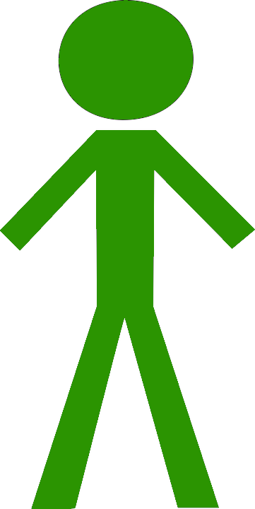 Whooo's Reading - Teal Stickman No Background (361x720), Png Download
