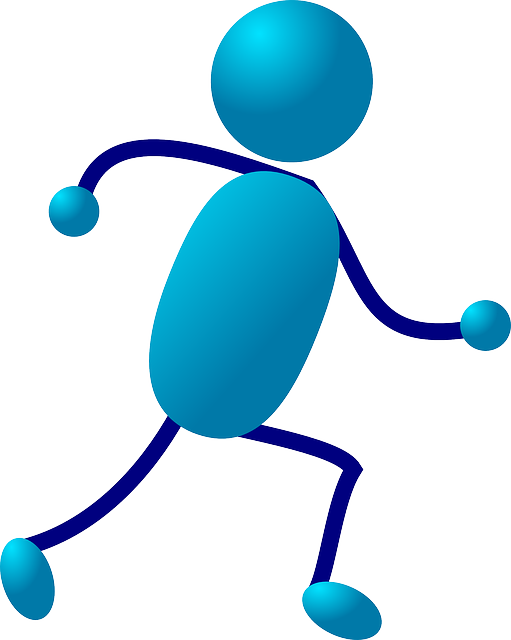 Stick, People, Man, Guy, Runner, Figure, Person - Stick Man Running (511x640), Png Download