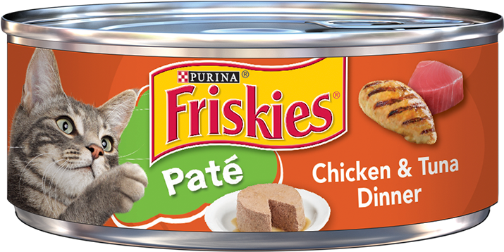 Friskies Pate Chicken Tuna Dinner Wet Cat Food - Friskies Wet Cat Food Pate (800x1000), Png Download