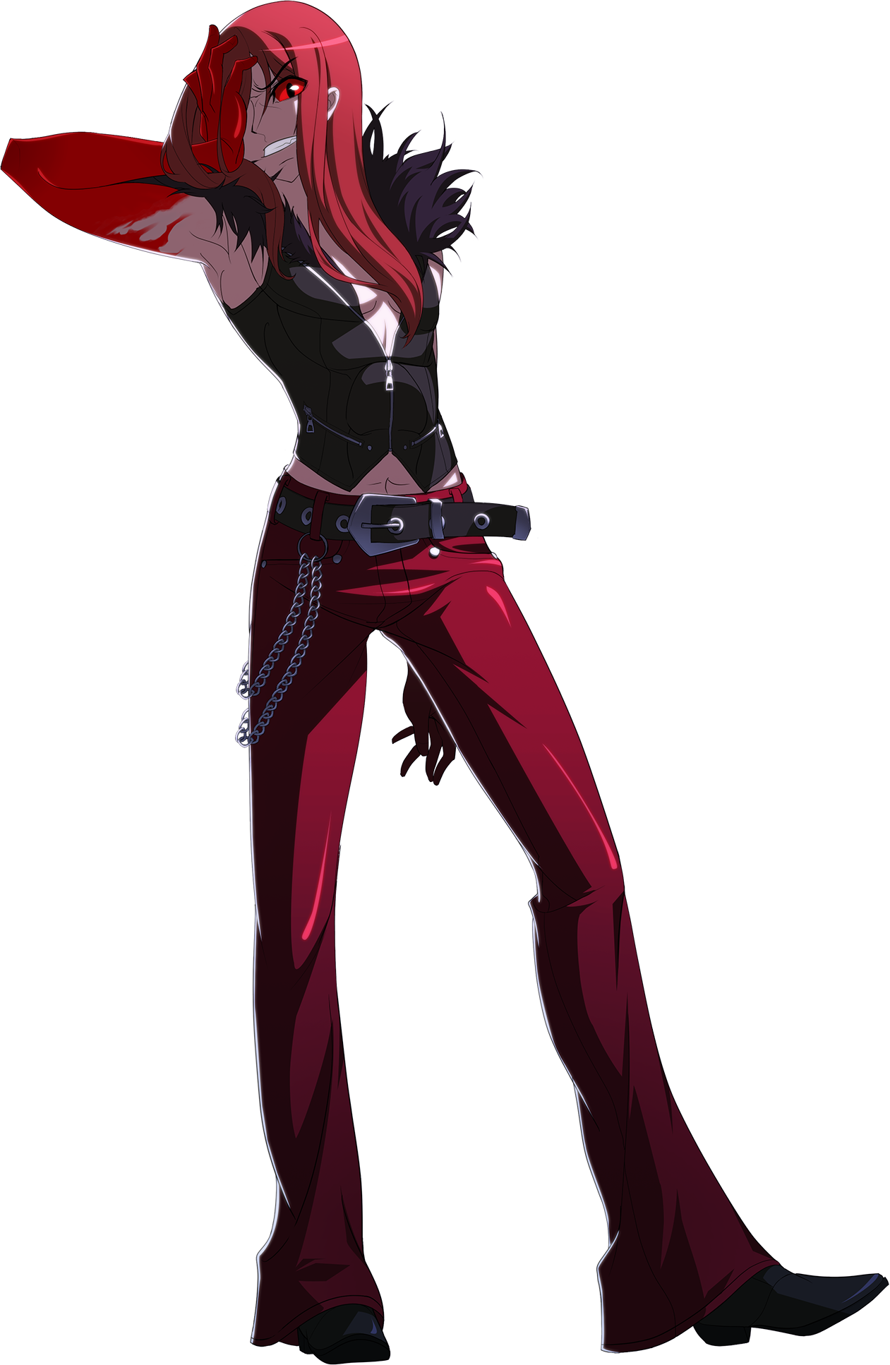 Carmine - Under Night In Birth Exe Late Carmine (1261x1934), Png Download