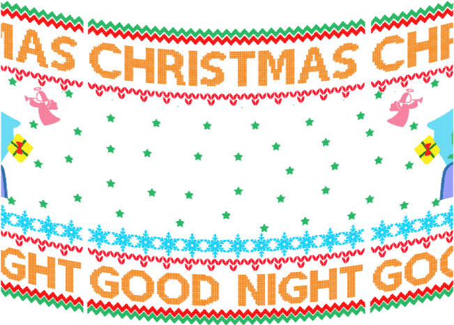Good Night Xmas Ugly Christmas Color Changing Mug Good - Illustration (1000x1200), Png Download