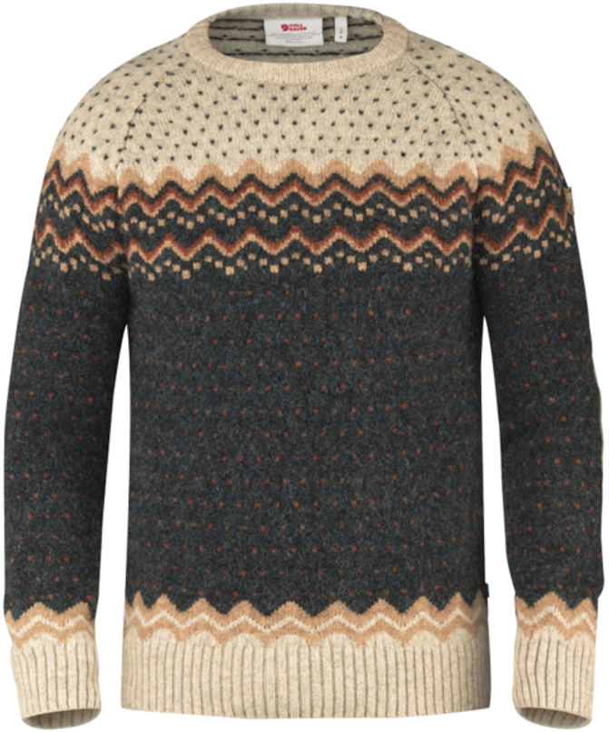 10 Not So Ugly Holiday Sweaters - Fjallraven Ovik Knit Sweater Grey (690x828), Png Download