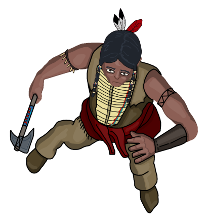 18872-warrior - Illustration (650x650), Png Download
