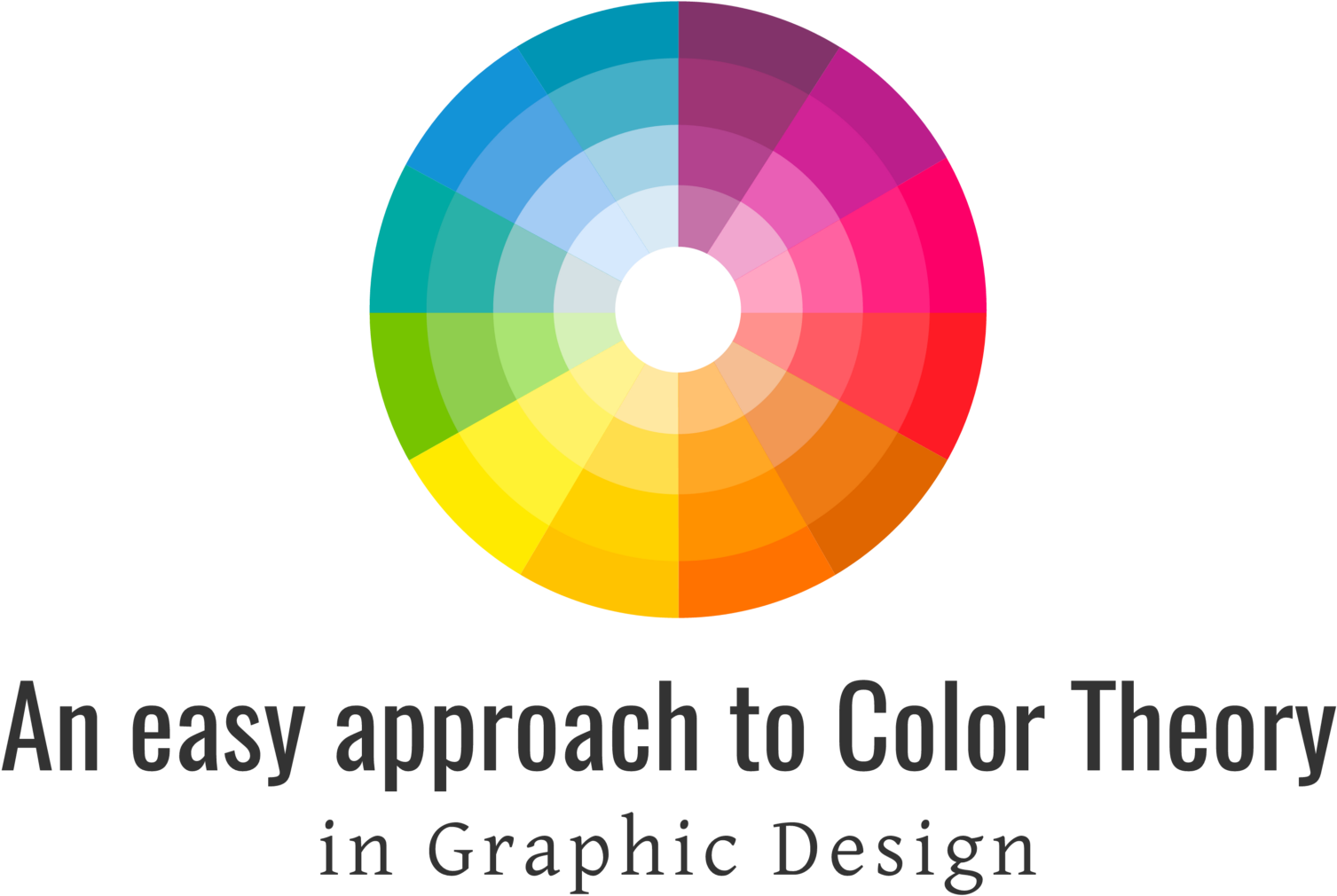 It's Easy To Raise An Average Design To An Awesome - Color Theory In Graphic (2600x1051), Png Download
