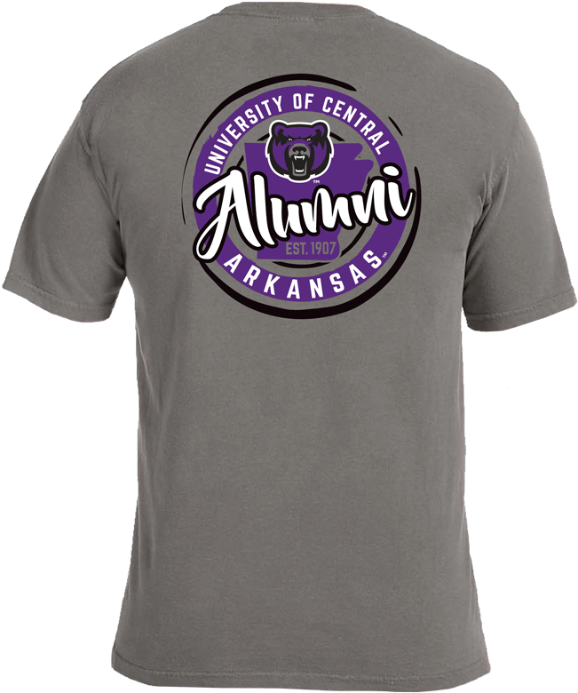 Download Uca Alumni Circle State Comfort Color Tee - T Shirt Alumni Design  PNG Image with No Background 