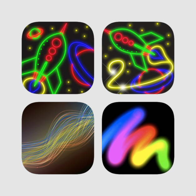 Glow Doodle Bundle - Graphic Design (630x630), Png Download