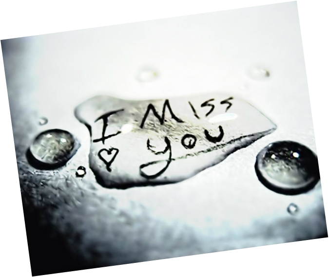 Miss You Dp For Whatsapp (675x569), Png Download