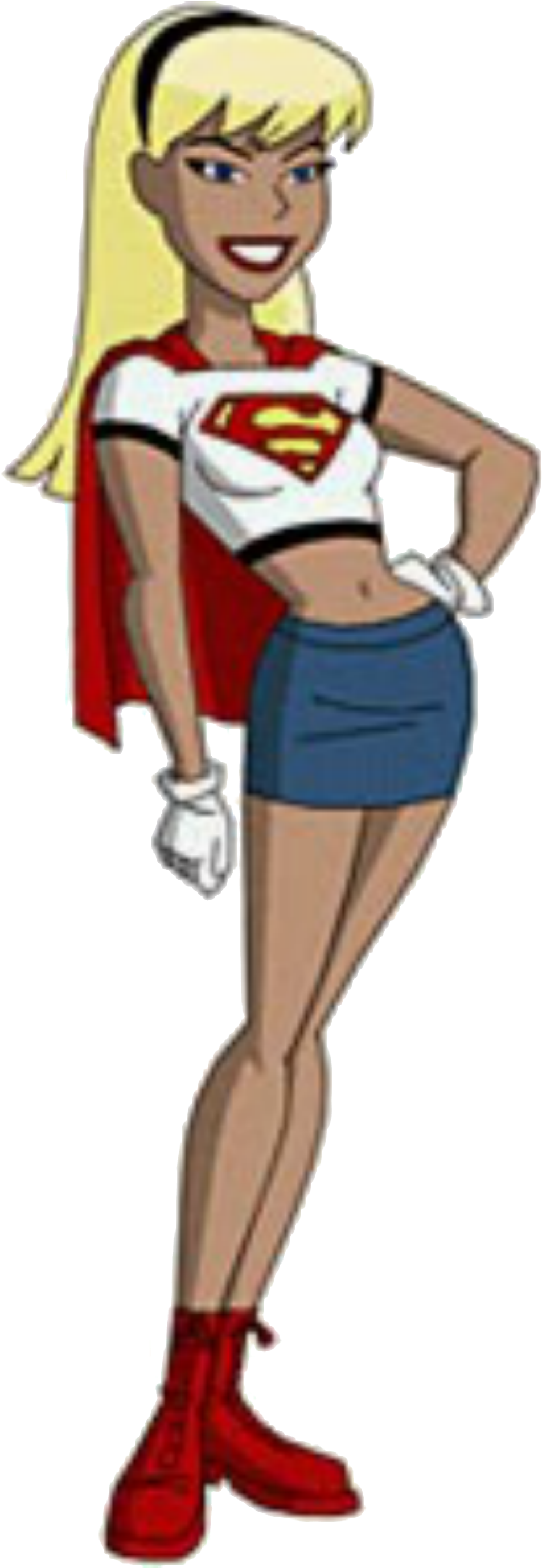Supergirl 2 - Superman The Animated Series Supergirl Dcau (1010x2754), Png Download