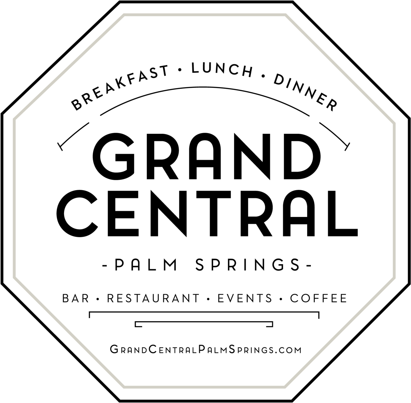 Grand Central Palm Springs - Illustration (1500x1500), Png Download