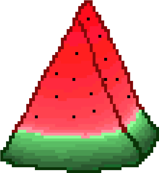 Watermelon - Watermelon Pixel Png (860x730), Png Download