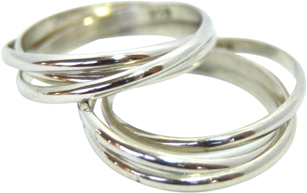 Sterling Silver Ring, Russian Wedding Ring - Engagement Ring (999x821), Png Download