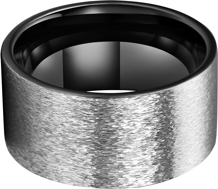 King Will Hammer™ Black Plated Interior With Silver - Bangle (1100x1100), Png Download