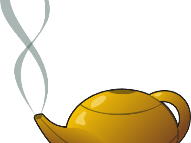 Genie Lamp Clipart (640x480), Png Download