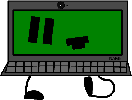 Computery-0 - Led-backlit Lcd Display (800x600), Png Download