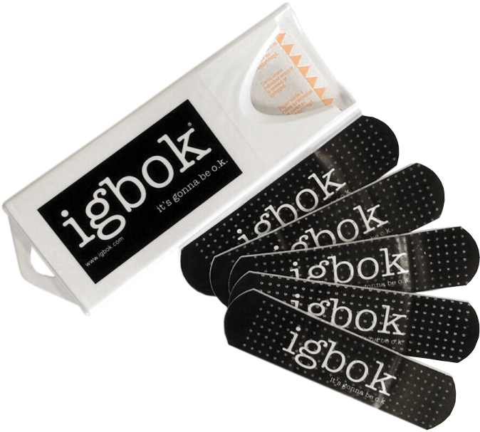 Igbok® Adhesive Bandages - Silver (775x775), Png Download